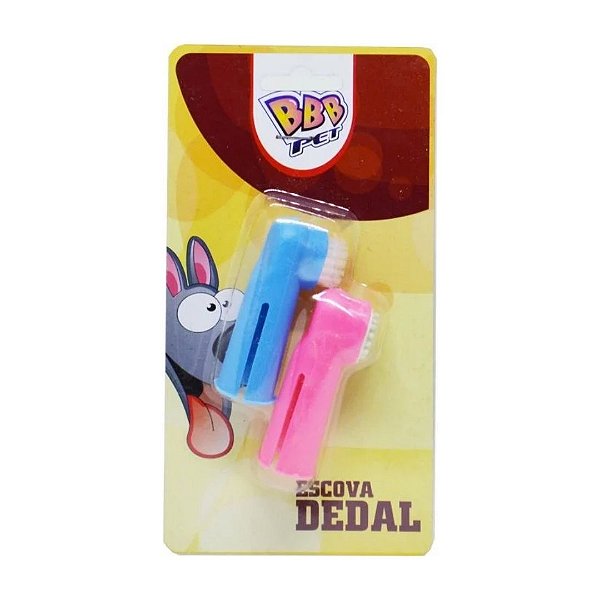 Escova Dedal Blister 2Unid