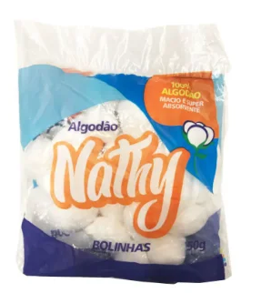 Nathy - Algodão em Bola Super Absorvente 100g