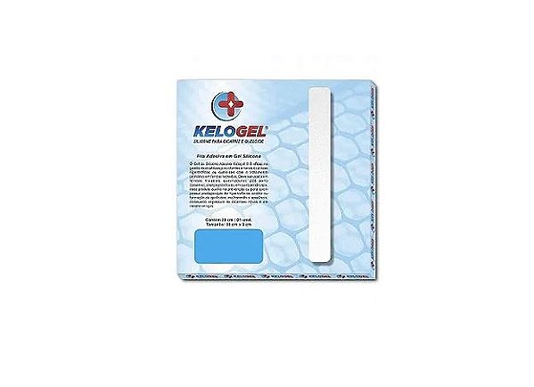 Fita de Gel Silicone para Cicatriz tipo Adesivo  Kelogel 20cm x 3cm Unidade