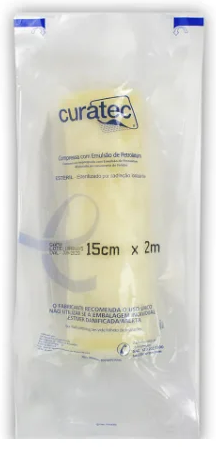 Curatec - Curativo Compressa com Emulsão de Petrolatum 15cm x 2M
