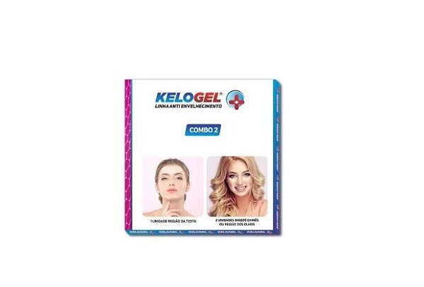 Kit Kelogel - Adesivo Silicone Anti-Sinais 3 Unidades 1 Testa 2 Olhos ou Bigode Chinês