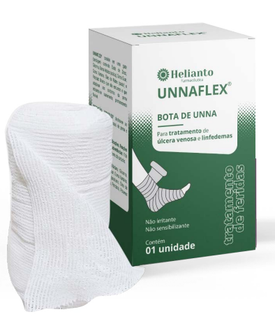 Helianto - Bandagem Bota de Unna 10,2cm x 9,14m Unna Flex