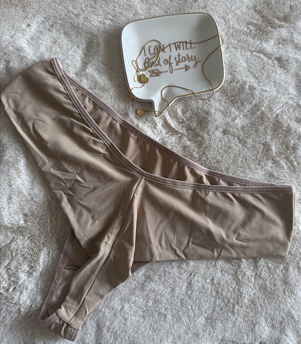 Calcinha fio duplo chocolate GG