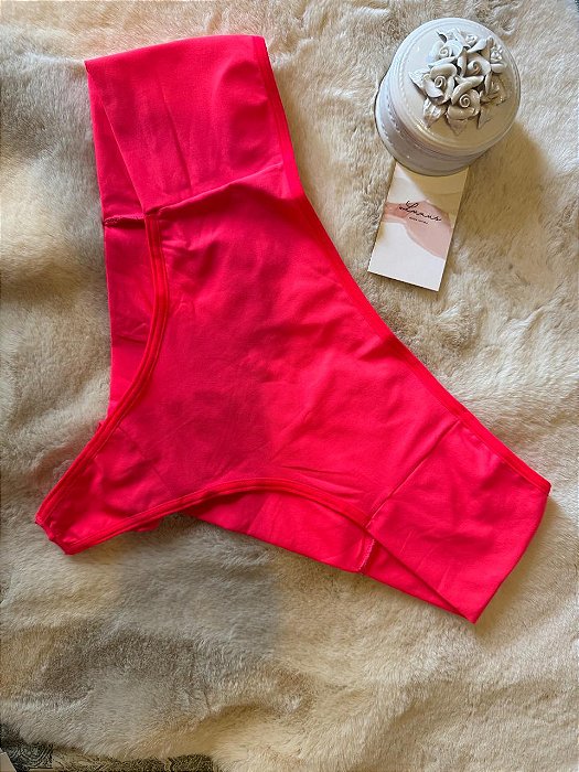Calcinha fio duplo rosa neon - electra GG