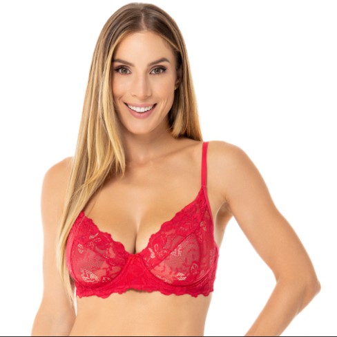 Sutia sem bojo todo em renda