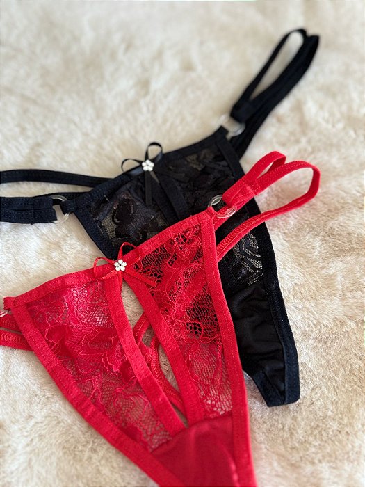 Calcinha fio dental sexy cores variadas