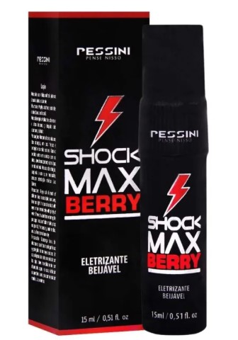Shock max berry - Eletrizante beijável 15ml