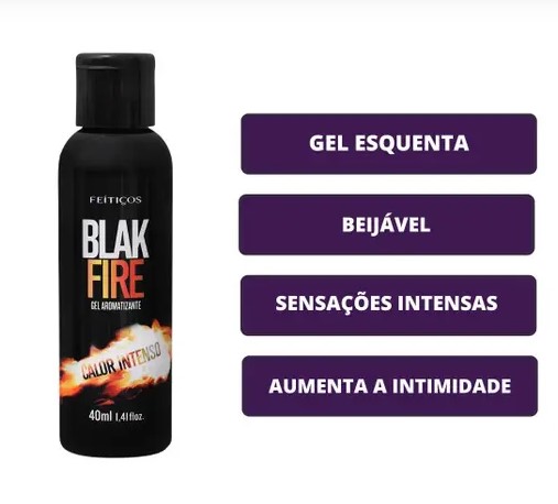 Gel beijável feitiços ice - fire 40ml