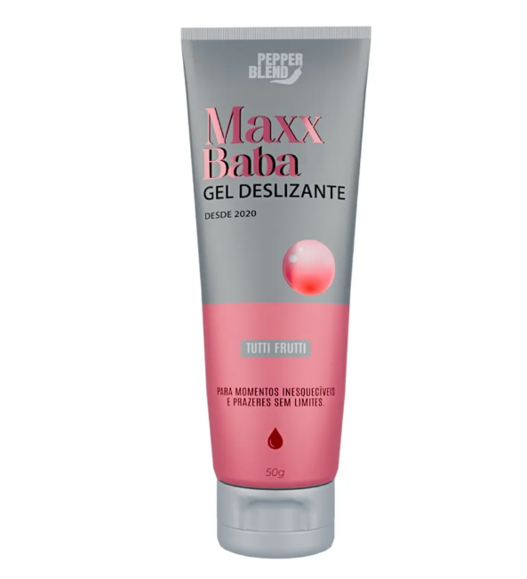 Maxx Baba Lubrificante Gel Deslizante à Base de Água 50g
