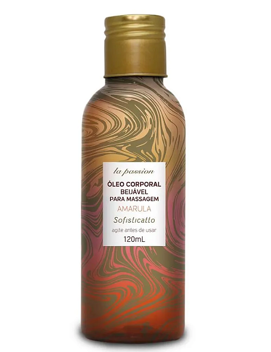 Óleo Corporal beijável sabor morango - 120ml