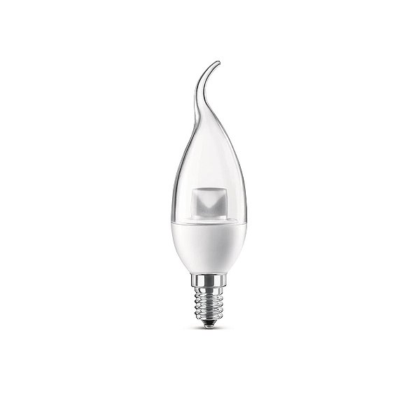 Kit C/ 6 Lâmpadas Vela  E14 Led 3w Branco Quente 3000k