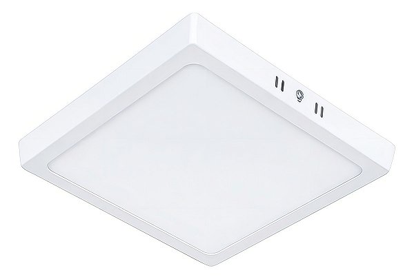 Kit 10 Painel Plafon Sobrepor 25w 29x29 Quadrado Luz 6000K