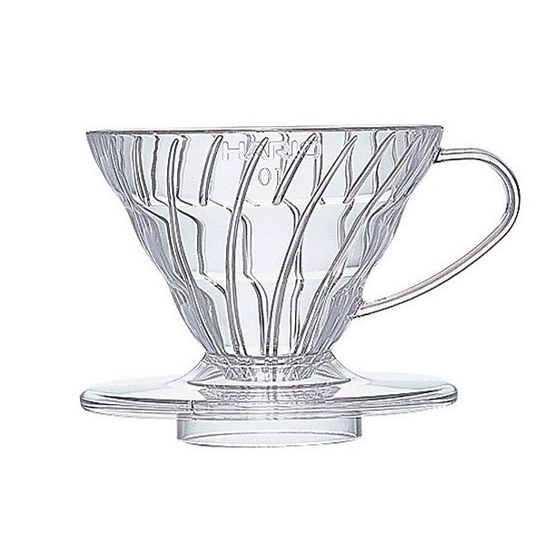 Porta Filtro para Café HARIO V60 Transparente - Tamanho 1 – VD-01T