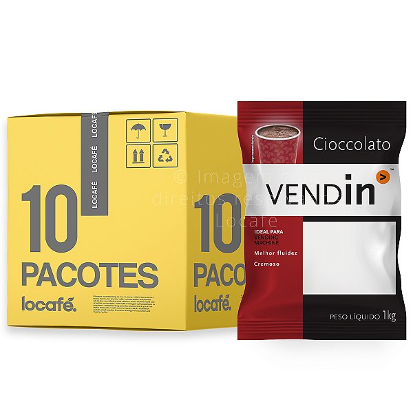 Chocolate com Leite Vendin Cioccolato - 10kg (10x1Kg)
