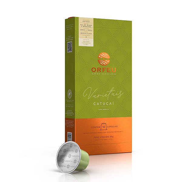 Café Orfeu Catucaí em Cápsulas compatíveis Nespresso® - 10 Cápsulas