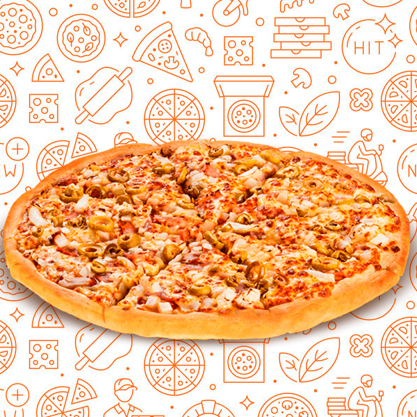 Pizza Portuguesa 30cm pré-assada