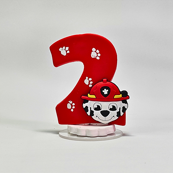 Vela de Aniversário – Tema Patrulha Canina 2 Anos