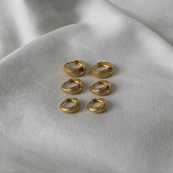 Trio de Argolas Triya