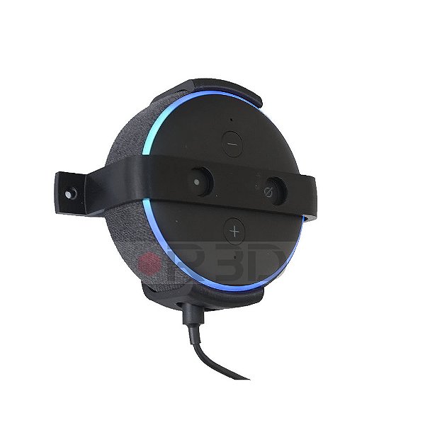 Suporte Para Alexa Echo Dot 3 De Parede Com Trava Anti-furto
