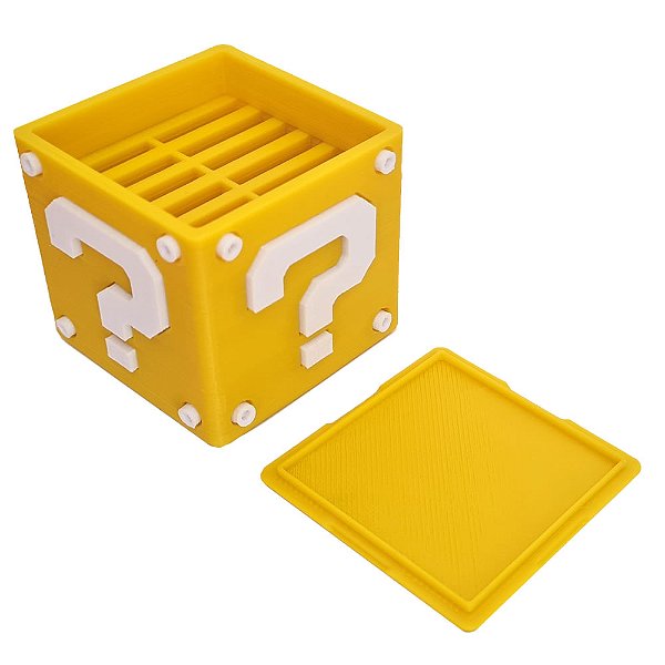 Caixa Mario - Porta Cartuchos Nintendo Switch - 12 Cartuchos