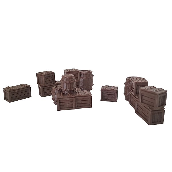 Kit Com 5 Barricadas Para Cenário Rpg