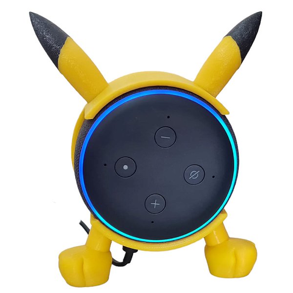 Suporte Para Alexa Echo Dot 3 Pikachu