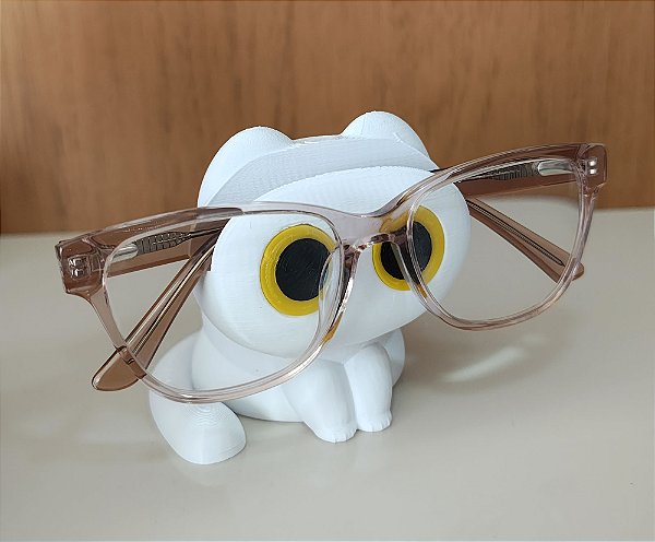 Porta Óculos De Gato Gatinho Fofo Decoração