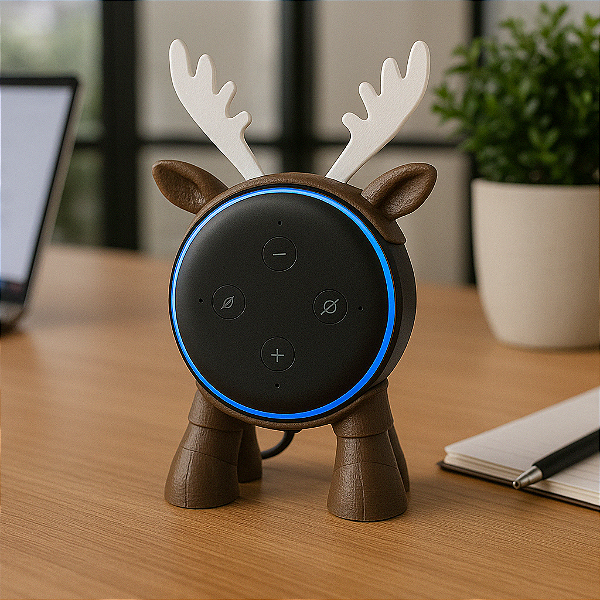 Suporte Alexa Echo Dot 3 Rena De Natal