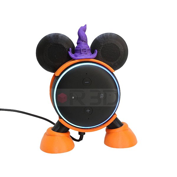Suporte Alexa Echo Dot 3 Mickey Halloween