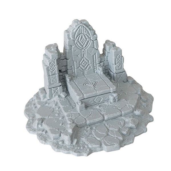 Altar De Runas Decoração Para Cenário Rpg De Mesa
