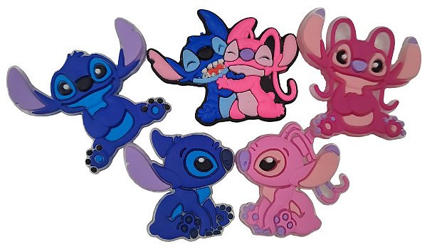 Pingentes e Bottons do Stitch