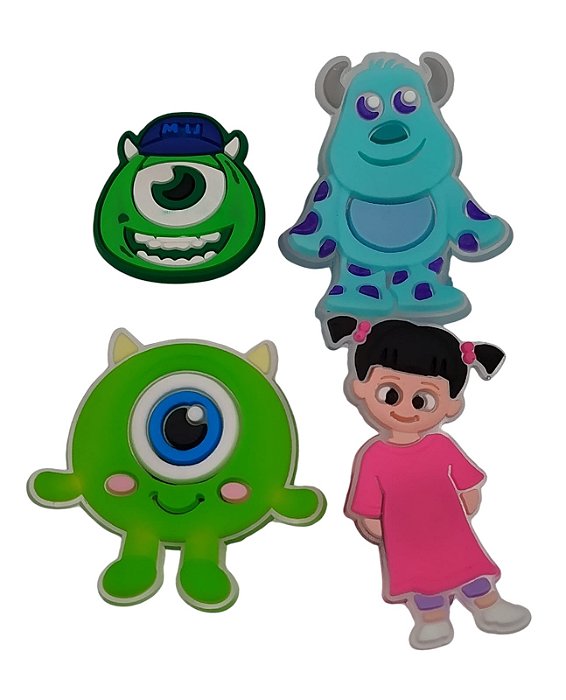 Pingentes e Bottons dos Monstros S.A.