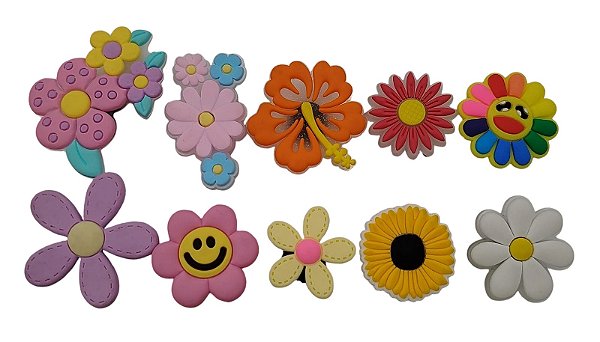 Pingentes e Bottons de Flores