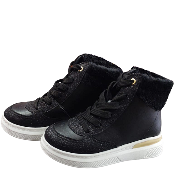 tênis infantil feminino cano alto (botinha) 2553103 molekinha