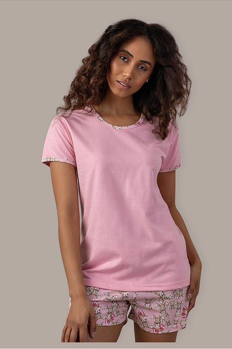 Pijama Feminino Verão Urso