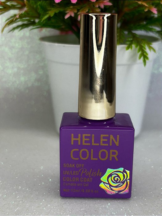 Esmalte em Gel Helen Color Coleção Violeta 12ml Cor 13