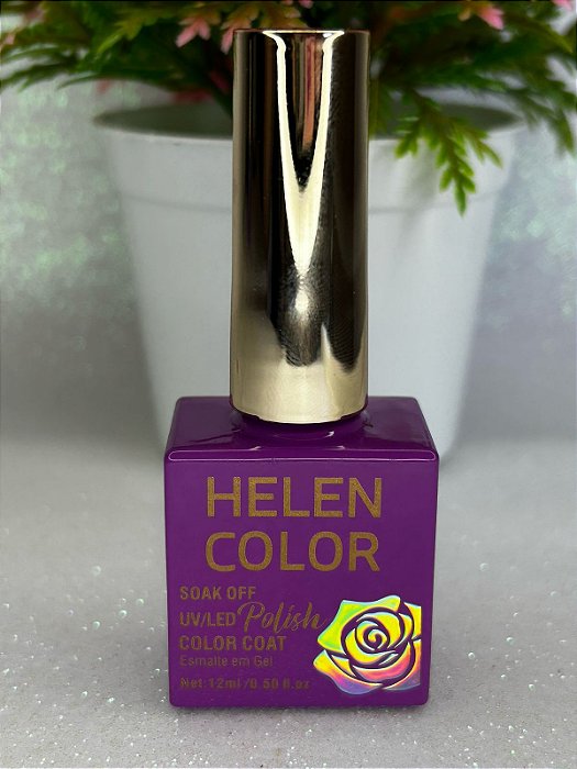Esmalte em Gel Helen Color Coleção Violeta 12ml Cor 14