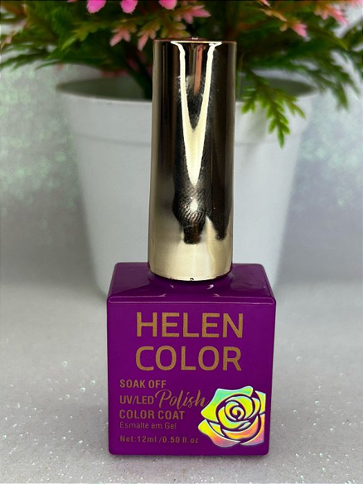 Esmalte em Gel Helen Color Coleção Violeta 12ml Cor 15