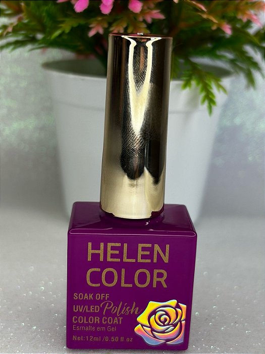 Esmalte em Gel Helen Color Coleção Violeta 12ml Cor 17