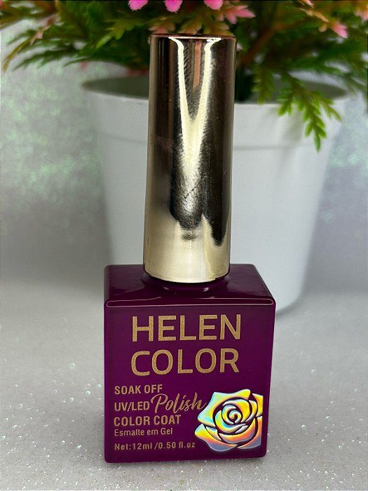 Esmalte em Gel Helen Color Coleção Violeta 12ml Cor 18