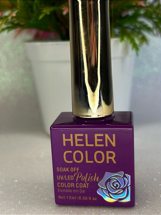 Esmalte em Gel Helen Color Coleção Violeta 12ml Cor 23