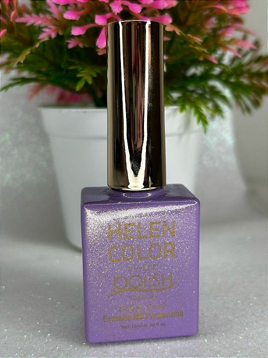 Esmalte em Gel Helen Color Mil Purpurinas 15ml Cor 8