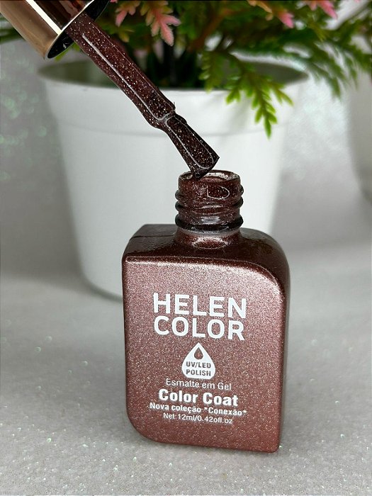 Esmalte em Gel Helen Color Conexâo com Brilho 12ml Cor 40