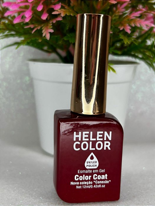 Esmalte em Gel Helen Color Conexâo 12ml Cor 123