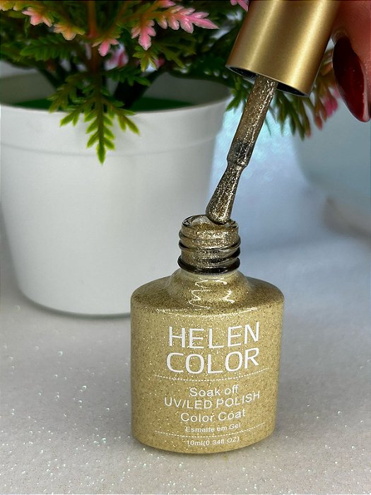 Esmalte em Gel Helen Color Gliter 10ml Cor 32