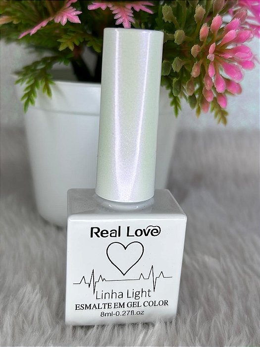 Esmalte em Gel Linha Light Real Love 8ml Cor 189