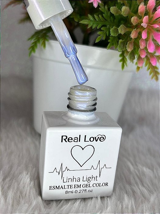 Esmalte em Gel Linha Light Real Love 8ml Cor 189