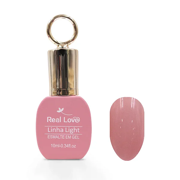 Esmalte em Gel com Tampa Chaveiro Linha Light Real Love 10ml Cor 15