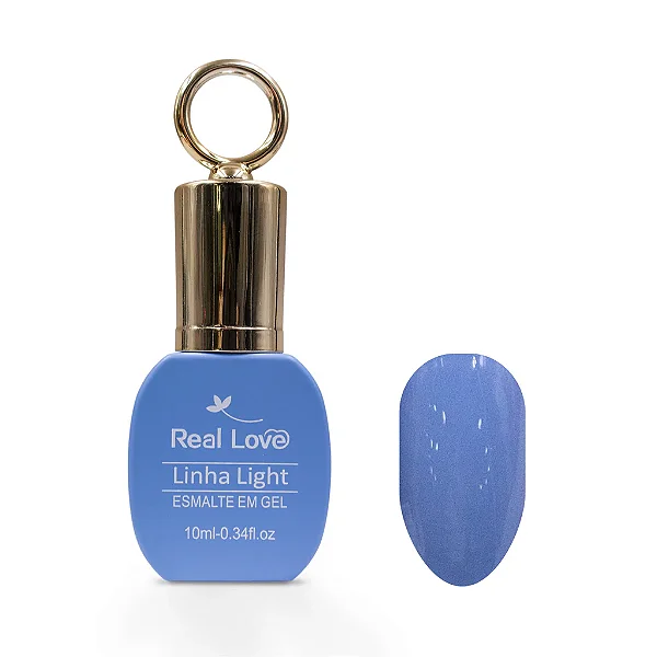 Esmalte em Gel com Tampa Chaveiro Linha Light Real Love 10ml Cor 159