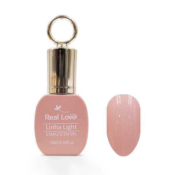 Esmalte em Gel com Tampa Chaveiro Linha Light Real Love 10ml Cor 06